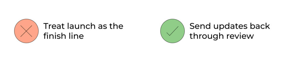 Web design workflow includes regularly checking on your finished projects 
