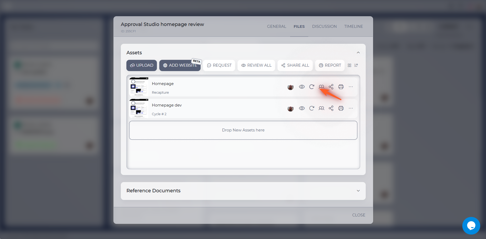 versioning works with a "recapture" feature