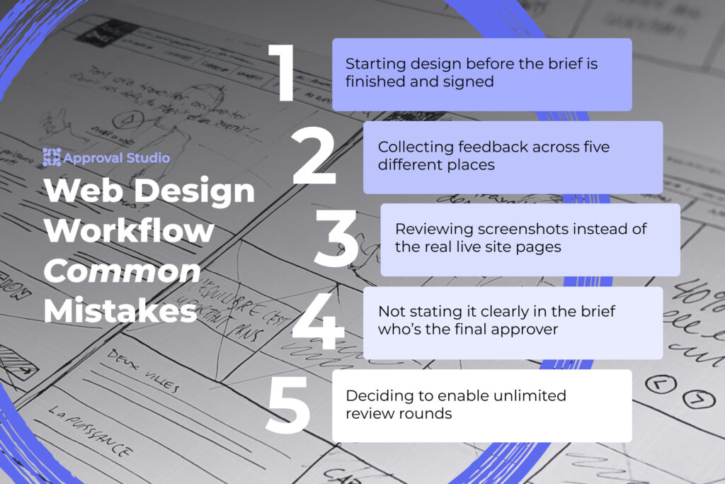 Web design common mistakes