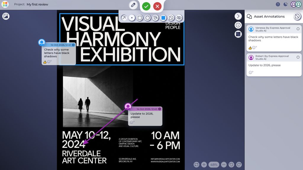 Get design feedback and participate in the live discussion