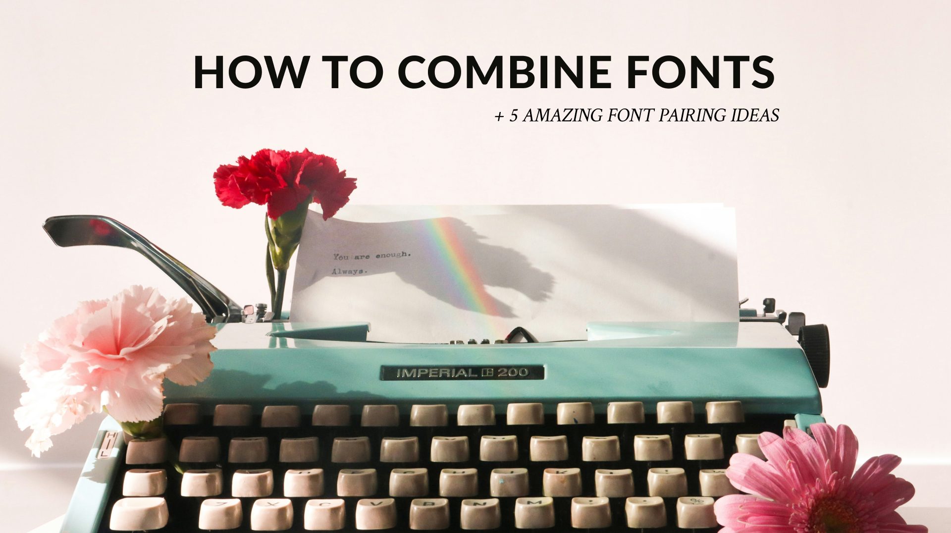 banner to the article about font pairings