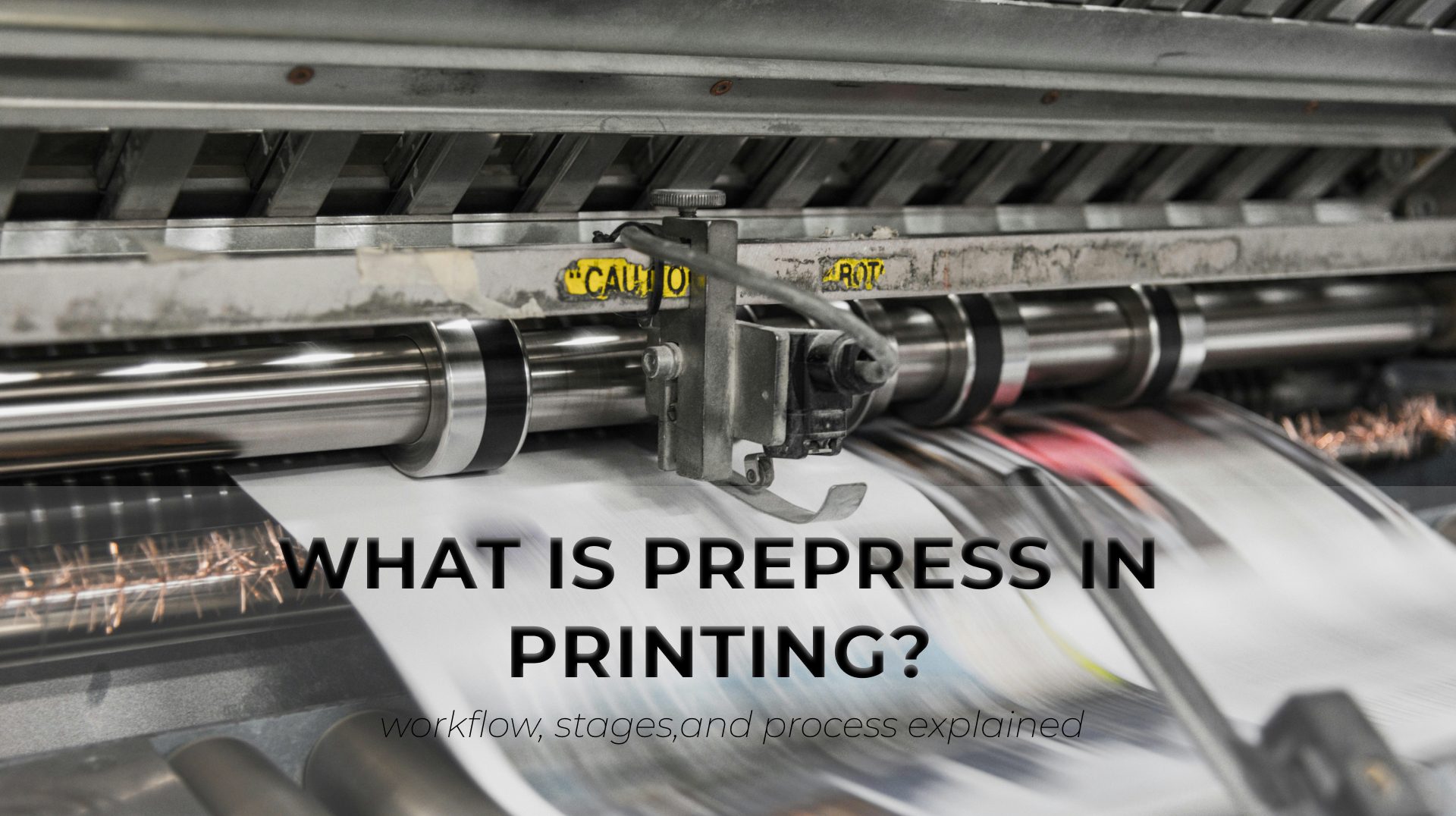 banner for the article what is prepress in printing