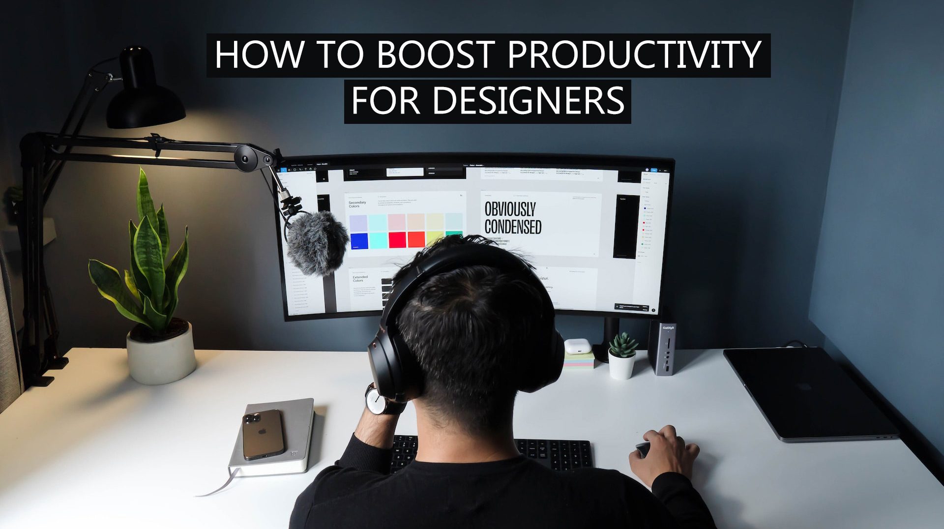 Banner to the article on how to boost designer's productivity