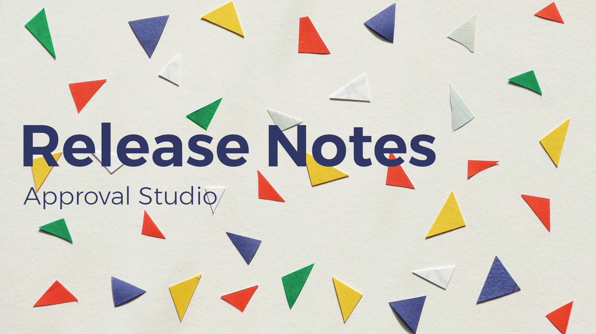 Release Notes Approval Studio