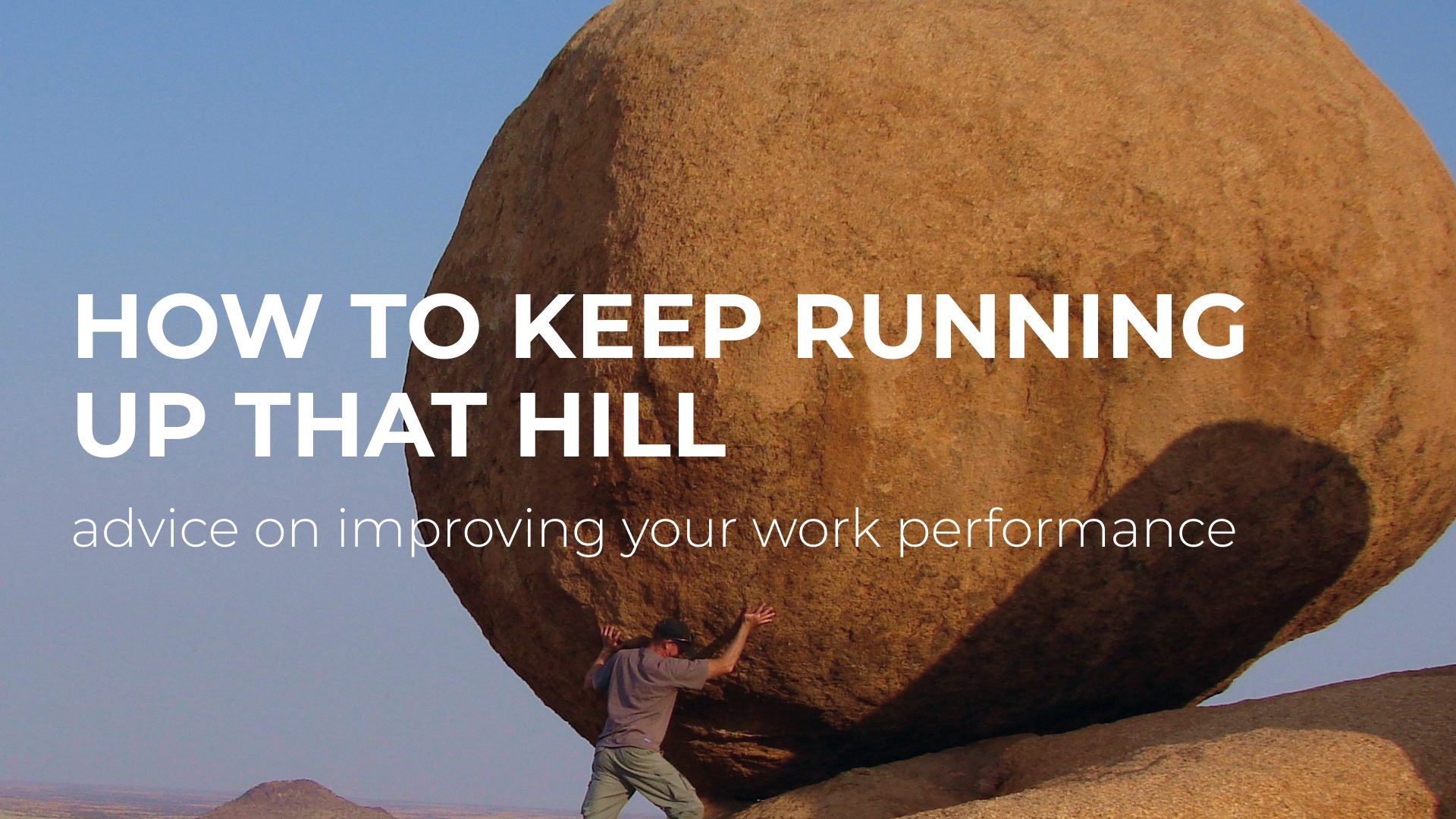 A banner image for the improving work performance article